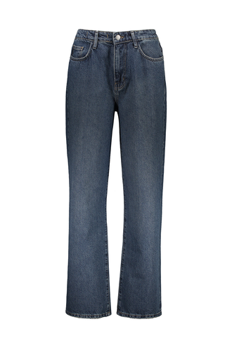 شلوار جین نیم بگ زنانه - 