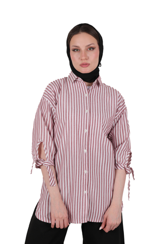 شومیز آستین سه ربع - 