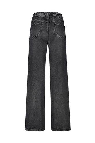 شلوار جین نیم بگ زنانه - 