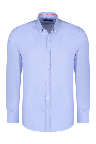 پیراهن آستین بلند کلاسیک مردانه - 