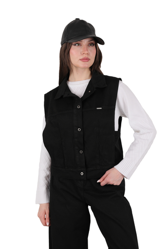 ست جلیقه و شلوار کتان زنانه - 