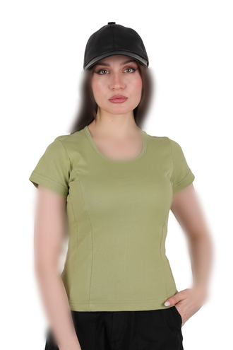 تیشرت آستین کوتاه زنانه مدل فیانگو - 