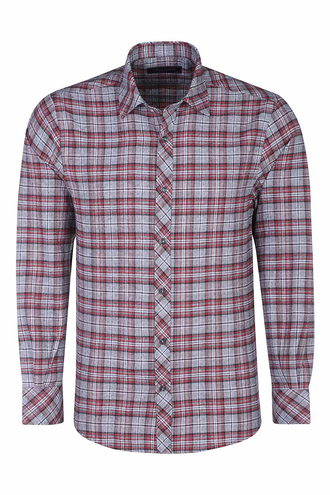 پیراهن آستین بلند پشمی مردانه - 