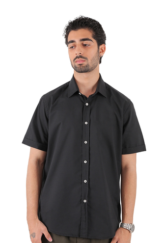 پیراهن آستین کوتاه مردانه مدل کلاسیک - 