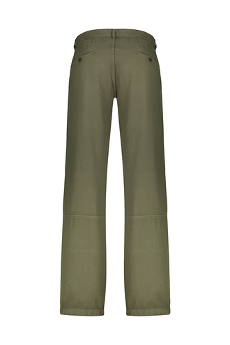 شلوار کتان مردانه کمرکشدار نیم بگ - 