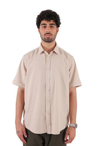 پیراهن آستین کوتاه مردانه مدل کلاسیک - 