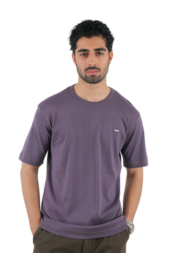 تیشرت آستین کوتاه یقه گرد مردانه - 