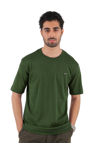 تیشرت آستین کوتاه یقه گرد مردانه - 