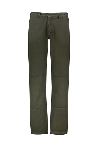 شلوار کتان مردانه کمرکشدار نیم بگ - 