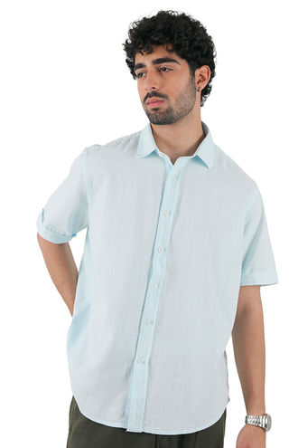 پیراهن آستین کوتاه مردانه مدل کلاسیک - 