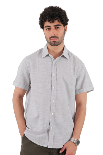 پیراهن آستین کوتاه مردانه مدل رگولار - 
