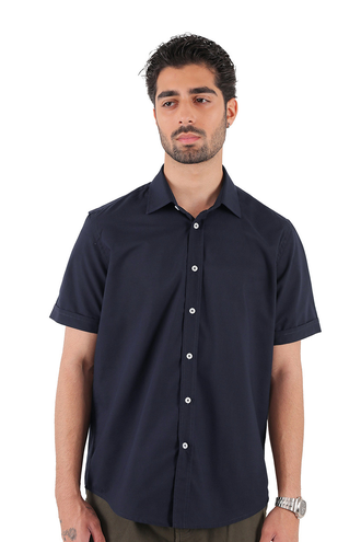 پیراهن آستین کوتاه مردانه مدل کلاسیک - 