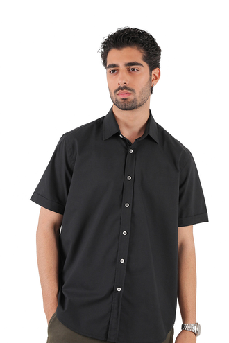 پیراهن آستین کوتاه مردانه مدل کلاسیک - 