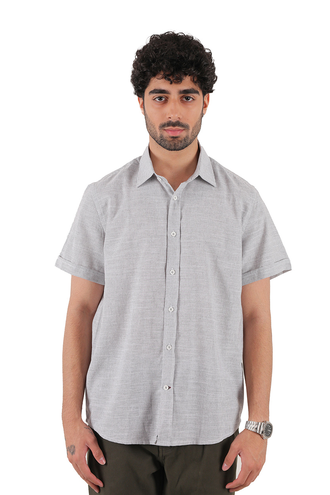 پیراهن آستین کوتاه مردانه مدل رگولار - 