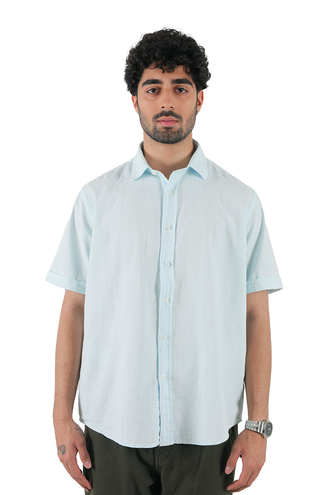 پیراهن آستین کوتاه مردانه مدل کلاسیک - 