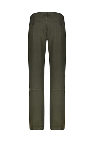 شلوار کتان مردانه کمرکشدار نیم بگ - 