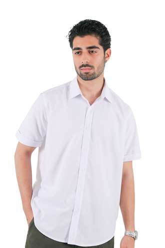 پیراهن آستین کوتاه مردانه مدل کلاسیک - 