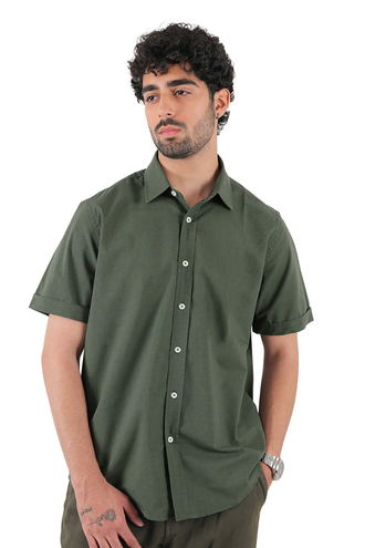 پیراهن آستین کوتاه مردانه مدل کلاسیک - 