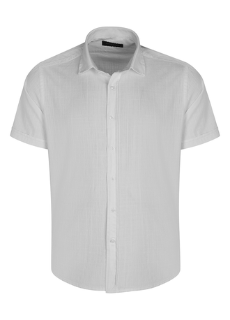 پیراهن آستین کوتاه مردانه کلاسیک - 