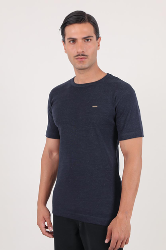 تیشرت آستین کوتاه یقه گرد مردانه - 