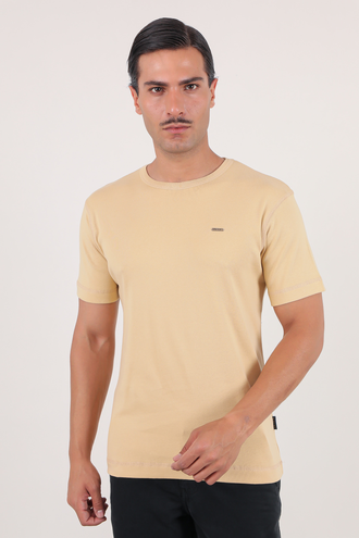 تیشرت آستین کوتاه یقه گرد مردانه - 