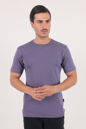 تیشرت آستین کوتاه یقه گرد مردانه - 