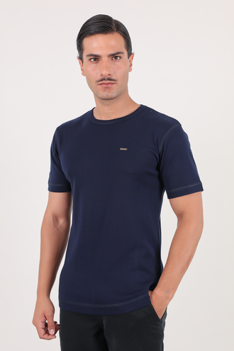 تیشرت آستین کوتاه یقه گرد مردانه - 