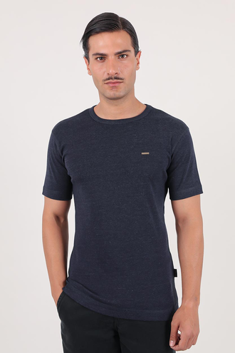 تیشرت آستین کوتاه یقه گرد مردانه - 