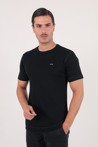 تیشرت آستین کوتاه یقه گرد مردانه - 