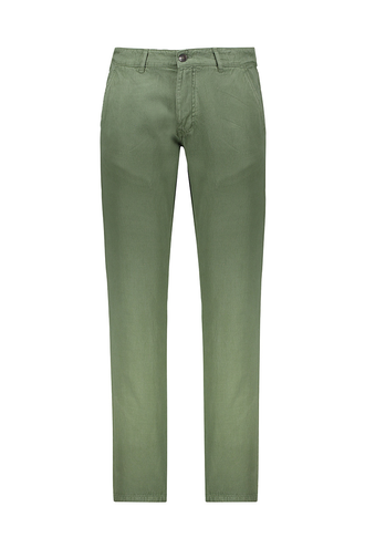 شلوار کتان مردانه مدل راسته پشت کمر کشدار - 