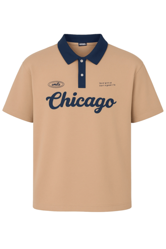 تیشرت آستین کوتاه یقه دار - 