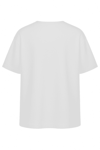 تیشرت آستین کوتاه یقه گرد چاپدار - 