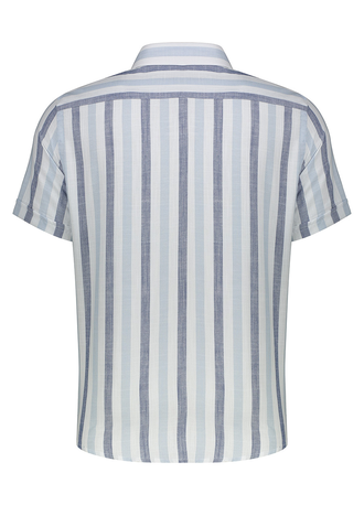 پیراهن آستین کوتاه نخی مردانه - 