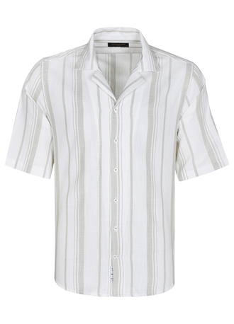 پیراهن آستین کوتاه مدل یقه انگلیسی - 