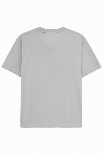 تیشرت آستین کوتاه یقه گرد چاپدار - 