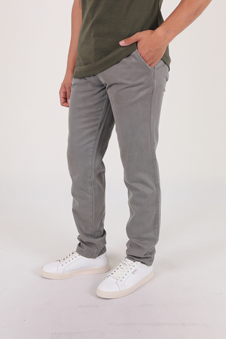 شلوار کتان مردانه مدل راسته پشت کمر کشدار - 