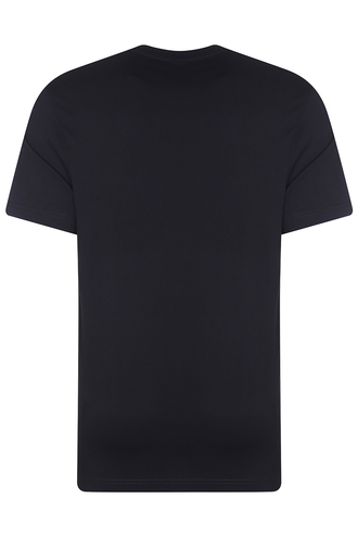 تیشرت آستین کوتاه یقه گرد مردانه مشکی - 