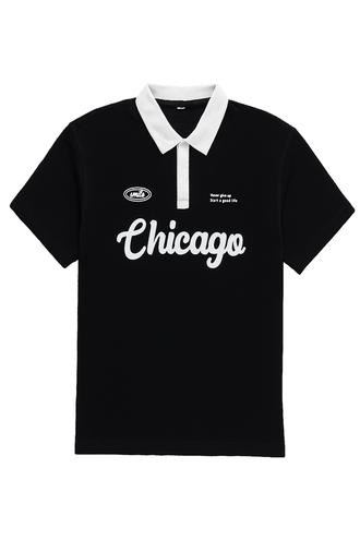 تیشرت آستین کوتاه یقه دار - 