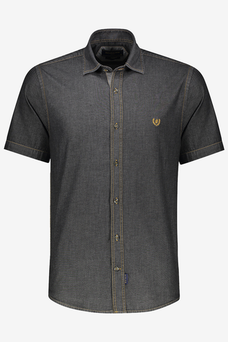 پیراهن جین آستین کوتاه مردانه - 