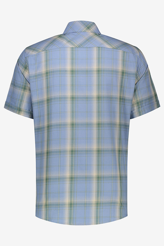 پیراهن آستین کوتاه مردانه نخی - 