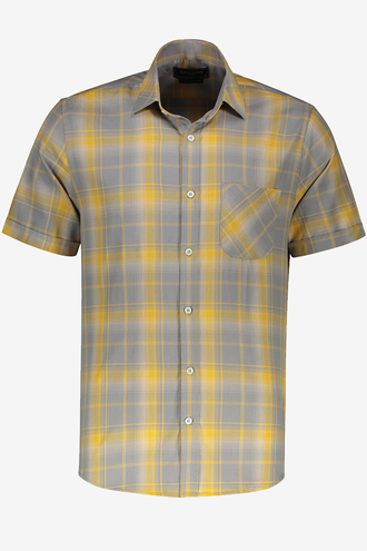 پیراهن آستین کوتاه مردانه نخی - 