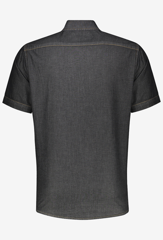 پیراهن جین آستین کوتاه مردانه - 