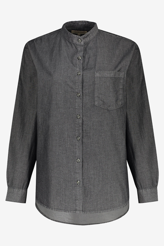 شومیز آستین بلند جین زنانه - 