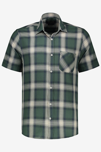 پیراهن آستین کوتاه مردانه نخی - 