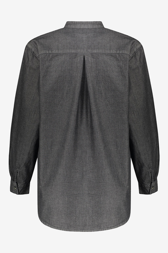 شومیز آستین بلند جین زنانه - 