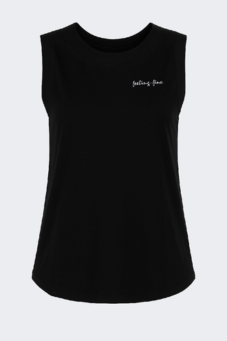 تاپ بیسیک بدون آستین زنانه - 