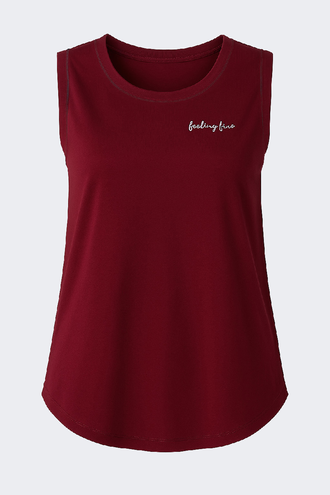 تاپ بیسیک بدون آستین زنانه - 