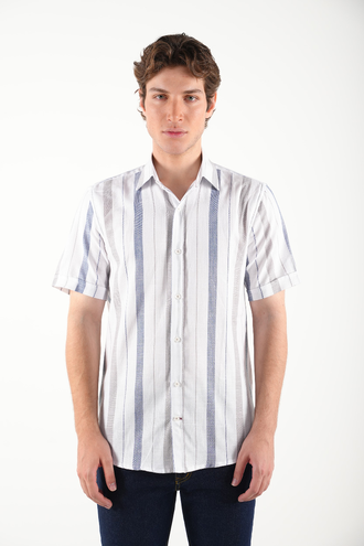 پیراهن آستین کوتاه مردانه - 