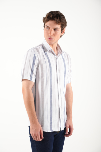 پیراهن آستین کوتاه مردانه - 