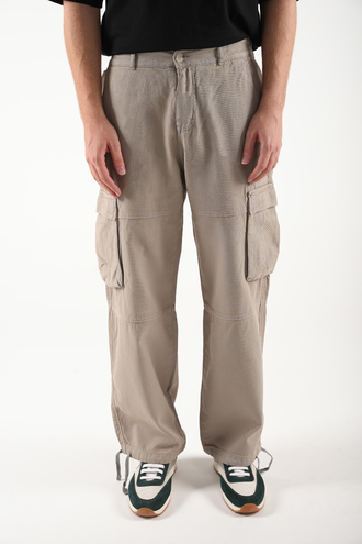 شلوار کتان شش جیب مردانه - 